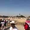 آلاف السائحين يزورون معبد الكرنك اليوم 