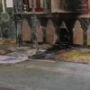 حريق هائل داخل مسجد نور الإيمان