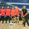 أول معسكر لمنتخب النسائية لكرة الصالات استعدادًا لتصفيات كأس العالم