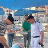 الشرطة توزع حلوى المولد النبوي على المواطنين بمرور بورسعيد
