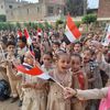 طلاب ميانة الابتدائية بإهناسيا يرفعوا أعلام مصر احتفالا بانتصارات أكتوبر 