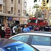 حريق داخل كافيه في الإسكندرية