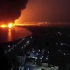 استهداف ميناء الحديدة اليمني 