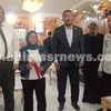  لحظة وصول البطلة صفاء النجار