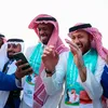 احتفالات النجوم باليوم الوطني السعودي