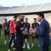 وزير الرياضة في مران منتخب مصر 