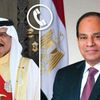 الرئيس السيسي  وملك البحرين 