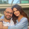 كارول سماحة برفقة زوجها الراحل وليد مصطفى 