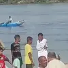 جانب من انتشال جثة طالب اعدادي بقنا 