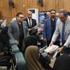 جانب من تسليم جوازات السفر للحجاج