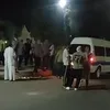 جانب من الجنازة. 