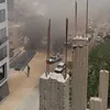 جانب من الحريق 