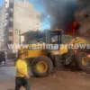 جانب من الحريق 