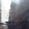 جانب من الحريق