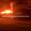 جانب من الحريق