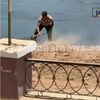 جانب من ردم شاطئ النيل