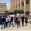 جانب من مظاهرة طلاب جامعة الزقازيق 