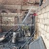 حريق حظيرة مواشي 