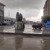 سقوط أمطار متقطعة علي مطروح 