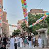 جانب من توافد المصلين