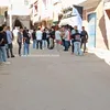 جانب من توافد الطلاب على اللجان 
