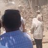 جانب من انهيار المنزل 