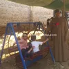 إقبال على الملاهي الشعبية بكفر الشيخ 
