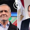 الرئيس السيسي ونظيره الإيراني 