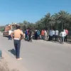 جانب من الحادث 