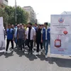 جانب من حملة التبرع بالدم 