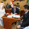 محافظ المنوفية وكيلا لعروس يتيمه 