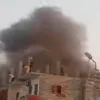 حريق شمال سيناء 