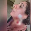 الزوجة ضحية طعـ.ـن زوجها بمحكمة الأسرة