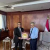 الفريق أسامة ربيع  ورئيس النادي الإسماعيلي 