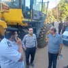 المسؤولين فى موقع الحادث 