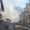 حريق في ترام الرمل بالإسكندرية