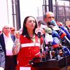 وزيرة التضامن من أمام معبر رفح