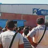 جانب من إضراب العمال