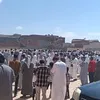 جنازة الشاب المقتول في ليبيا 