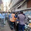 حريق مصبغة بالمحلة الكبرى