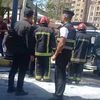 حريق ميكروباص سموحة 