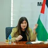  فارسين أغابكيان وزيرة الخارجية الفلسطينية