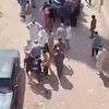 لقطات من الفيديوهات المنتشره 