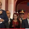 الطفلة الفلسطينية مع الرئيس السيسي