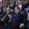  السيسي يشاهد عروض طلبة أكاديمية الشرطة
