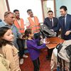 توزيع شنط مدرسية ببنى سويف 