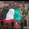 علم فلسطين يزين بورسعيد