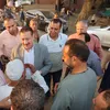 محافظ المنوفية يزور الأراضي الغارقة 