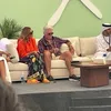 يسرا وحسين فهمي من مهرجان الجونة 