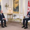 الرئيس التونسي مع وزير الخارجية
